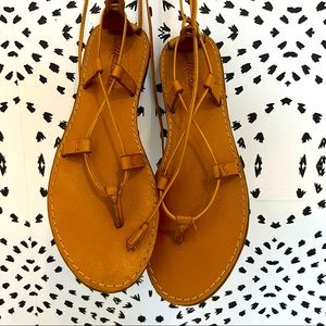 Madewell boardwalk lace up sandal